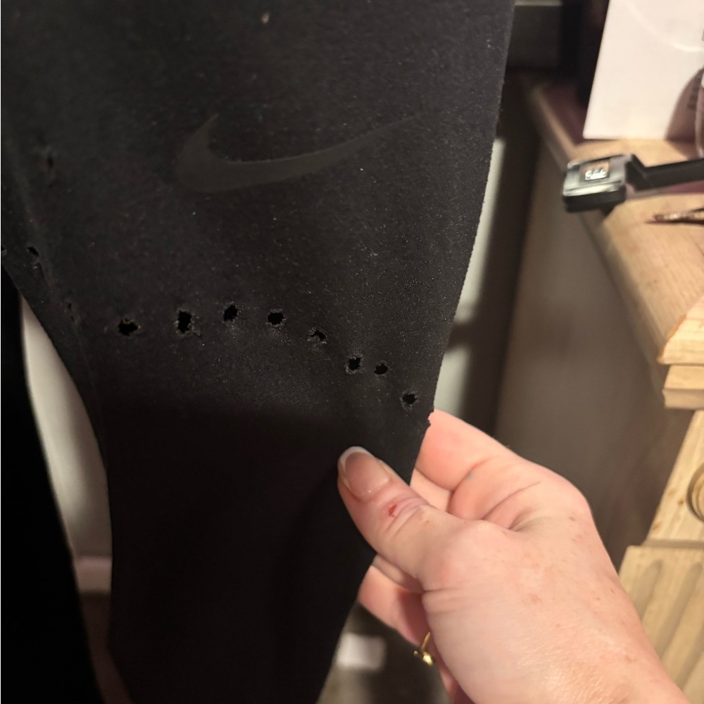 Nike Athletic Hyperwarm Black Performance Leggings - image 2